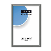 Nielsen Fotolijst aluminium Accent Staalgrijs 10x15 cm
