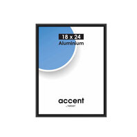 Nielsen aluminium Fotolijst 53426 Accent Zwart 18x24 cm