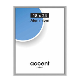 Nielsen Fotolijst aluminium Accent Mat Zilver 18x24 cm